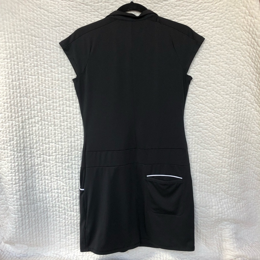 Adidas Black Golf Dress with Pocket’s and Front Zipper. Women’s Size 4. - Picture 9 of 15
